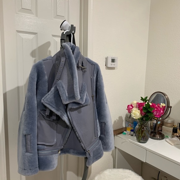 Hostpick๐ฅ100% Leather  shearling jacket/oversized - Picture 4 of 8